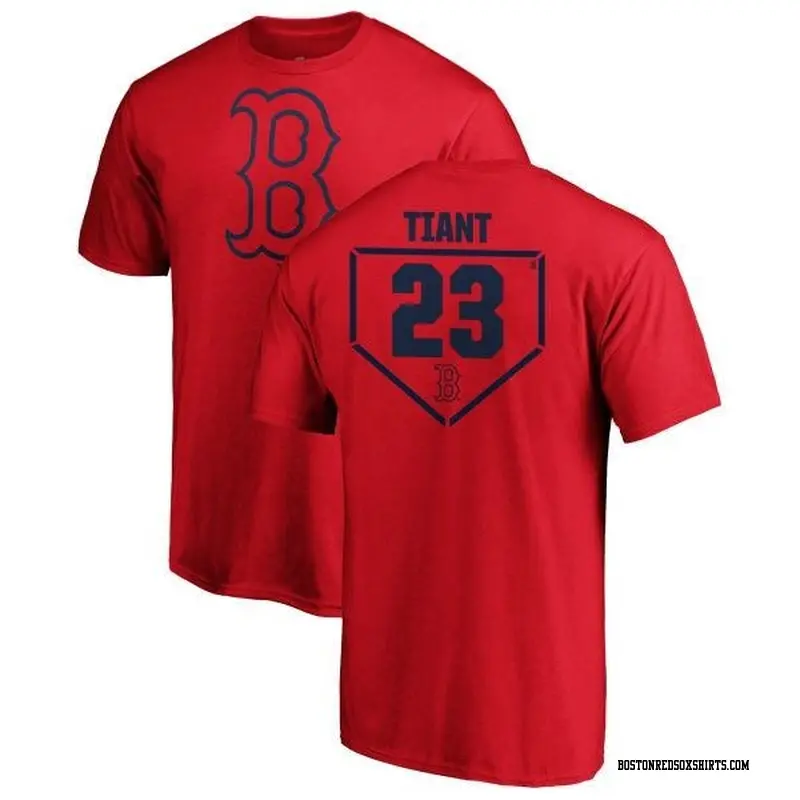 Men's Boston Red Sox ＃23 Luis Tiant Red Branded RBI T-Shirt