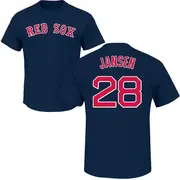 Youth Boston Red Sox ＃28 Danny Jansen Navy Roster Name & Number T-Shirt